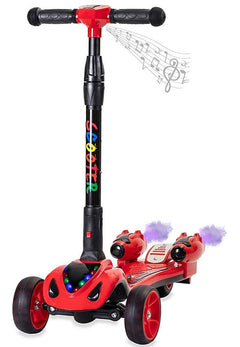 GlareWheel Kids Kick Scooter Smoking Rocket Portable Foldable ES-Y1 freeshipping - GlareWheel