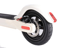 GlareWheel ES-S10PRO Electric Scooter 8.5 Inch Foldable White