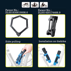 Adsafe New Foldable Lock for NAKTO ebikes Green